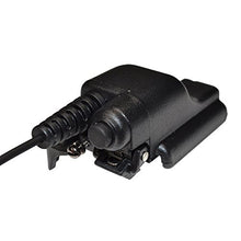 Load image into Gallery viewer, HQRP 4-Pack G Shape Earpiece Headset PTT Mic for Motorola MTX-LS, MTX-B5, MTX-B7, XTS1500 + HQRP UV Meter
