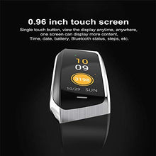 Load image into Gallery viewer, E18 Smart Bracelet Heart Rate Monitor Fitness Tracker Life Waterproof IP67 Sports Wristwatch for Android and iOS Smart Watch Men (Black Grey)
