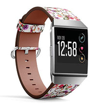 Load image into Gallery viewer, (Watercolor Floral Native American Indian Dream Catcher Pattern) Patterned Leather Wristband Strap for Fitbit Ionic,The Replacement of Fitbit Ionic smartwatch Bands
