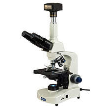 Load image into Gallery viewer, OMAX 40X-2000X Darkfield Trinocular Compound Siedentopf LED Microscope with 14MP Digital Camera
