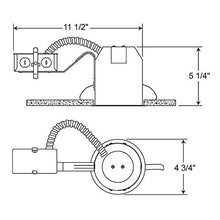 Load image into Gallery viewer, Juno Lighting TC1R &amp; 12W-WH Combo 4-Inch TC rated Remodel Recessed Housing with Perimeter Frosted Glass Lens, White Trim Ring Trim (Shower)
