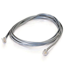 Load image into Gallery viewer, C2G 02971 RJ11 6P4C Straight Modular Cable, Silver (7 Feet, 2.13 Meters)
