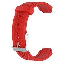 Load image into Gallery viewer, RuenTech Compatible for Forerunner 25 Bands Small Replacement Silicone Strap Wrist Band Compatible with Garmin Forerunner 25 Smartwatch (Red)
