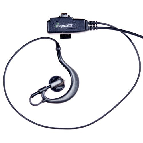 Impact K1-G1W-EH1-HW 1-Wire Ear Hook Earpiece for Kenwood TK TH + NexEdge Radios