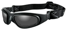 Load image into Gallery viewer, Wiley X SG-1 Goggles, Smoke Grey/Clear, V Cut/Matte Black
