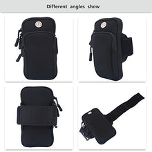 Load image into Gallery viewer, 5Colors Arm Bag for Phone Outdoor Sport Armbag Arm Case for iPhone 7 with Running Armband Jogging Arm Pouch Gym, Cycling, Biking, Hiking.(Black)
