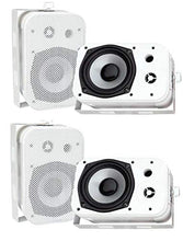 Load image into Gallery viewer, Pyle PDWR40W 5.25&quot; White Indoor/Outdoor Waterproof Home Theater Speakers, 2 Pair

