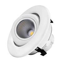 Sun & Star 4 Inch Dimmable Gimbal LED Recessed Lighting Fixture, Directional Retrofit Downlight, 4000K Cool White, CRI90+, 10W(75W Equiv.) UL-Listed