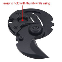 Load image into Gallery viewer, Creative Coin-shape Mini EDC Folding Pocket Keychain Knife - Black
