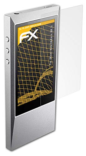 atFoliX Screen Protector Compatible with IRiver Astell&Kern AK Jr Screen Protection Film, Anti-Reflective and Shock-Absorbing FX Protector Film (3X)