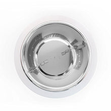 Load image into Gallery viewer, 6&quot; Inch 120v Recessed Light Reflector - Smooth Chrome Baffle White Trim
