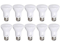 Bioluz LED 10 Pack 90 CRI R20 BR20 LED Bulb 3000K Bright Soft White 6W = 50 Watt Replacement 540 Lumen Indoor/Outdoor UL Listed CEC Title 20 Compliant (Pack of 10)