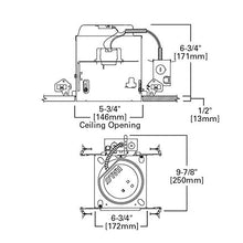 Load image into Gallery viewer, HALO E5ICAT E26 Series Recessed Lighting New Construction Insulation Contact Rated Air-Tite Housing, 6&quot;, Aluminum
