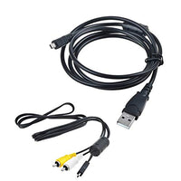 Accessory USA USB Data SYNC+AV A/V TV Video Cable for Fujifilm Finepix S4230 S4250 XP55 Camera