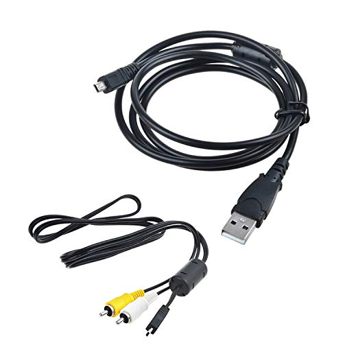 Accessory USA USB Data SYNC+AV A/V TV Video Cable for Fujifilm Finepix S4230 S4250 XP55 Camera