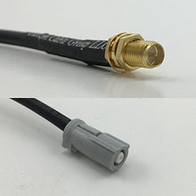 Load image into Gallery viewer, 12 inch RG188 RP-SMA FEMALE to AVIC Jack Pigtail Jumper RF coaxial cable 50ohm Quick USA Shipping
