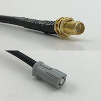 12 inch RG188 RP-SMA FEMALE to AVIC Jack Pigtail Jumper RF coaxial cable 50ohm Quick USA Shipping