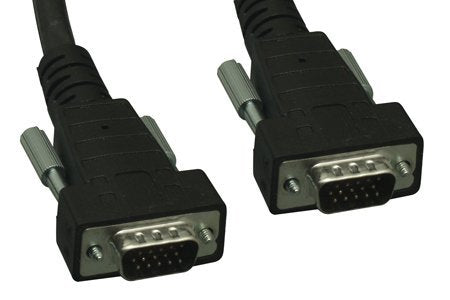 cables4computer Plenum rated (CMP) SVGA cable M/M, black color 100ft