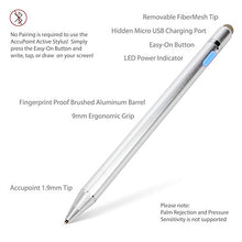 Load image into Gallery viewer, BoxWave Stylus Pen Compatible with Huawei MediaPad M3 Lite 10 (Stylus Pen by BoxWave) - AccuPoint Active Stylus, Electronic Stylus with Ultra Fine Tip for Huawei MediaPad M3 Lite 10 - Metallic Silver
