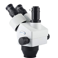 Load image into Gallery viewer, KOPPACE Trinocular Stereo Microscope Lens,3.5X-45X,Trinocular Stereo Zoom Microscope,1X Microscope Camera Interface

