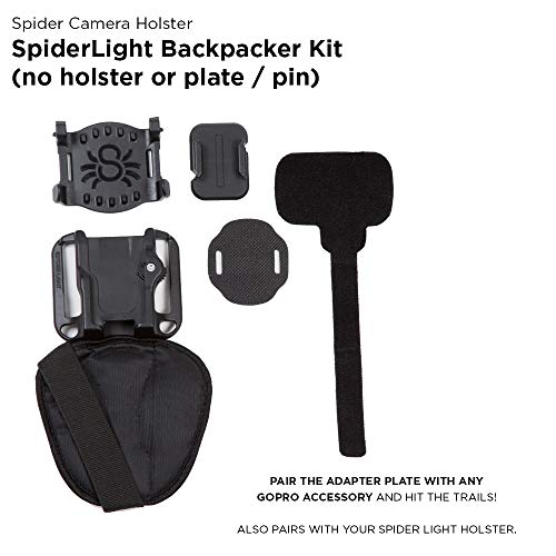 Spider Holster - SpiderLight Backpack Adapter + GoPro Mount (no Camera Holster)
