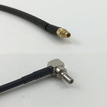 Load image into Gallery viewer, 12 inch RG188 MMCX MALE to CRC9 MALE ANGLE Pigtail Jumper RF coaxial cable 50ohm Quick USA Shipping
