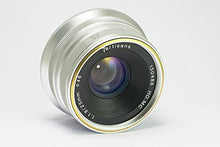 Load image into Gallery viewer, 7artisans 25mm F1.8 APS-C Manual Focus Lens for Sony Emount Cameras Like A7 A7II A7R A7RII A7S A7SII A6500 A6300 A6000 A5100 A5000 EX-3 NEX-3N NEX-3R NEX-F3K NEX-5 NEX-5N (Silver)
