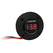 Load image into Gallery viewer, XScorpion DVM3RB 3-Digit Red LED Digital Voltage Display Round Voltmeter
