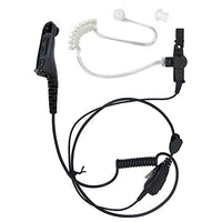 ProMaxPower 1-Wire Acoustic Tube Earpiece with PTT Button Mic for Motorola Two-Way Radios MTP850, DP3600, XiR P8668, XPR6350, XPR7550e