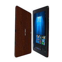 Load image into Gallery viewer, Skinomi Dark Wood Full Body Skin Compatible with Asus Transformer Book T100HA (Tablet Only)(Full Coverage) TechSkin with Anti-Bubble Clear Film Screen Protector
