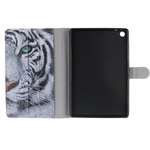 Load image into Gallery viewer, Asus Zenpad S 8.0 (Z580C/Z580CA) Case,Designlife PU Leather Flip Full Protective Cover with Credit Card Holder Kickstand Magnetic Closure for ASUS ZenPad S 8 Z580C / Z580CA 8-Inch,White Tiger
