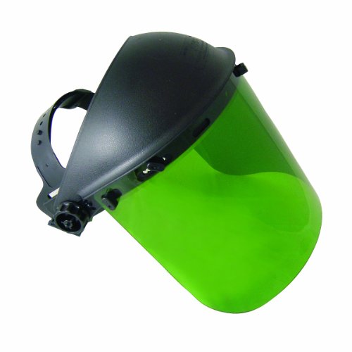 SAS Safety 5142 Standard Face Shield, Dark Green