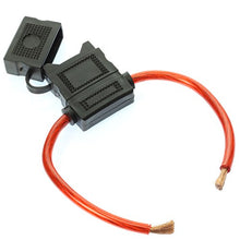 Load image into Gallery viewer, VOODOO (1) 8 Gauge Maxi Inline Fuse Holder Fuseholder with Cover and (2ea 100 Amp Fuses)
