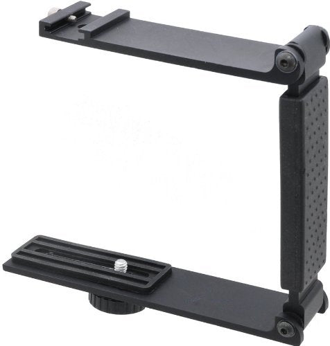 Aluminum Mini Folding Bracket for Canon EOS M6 (Accommodates Flashes, Lights Or Microphones)