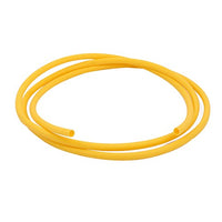 Aexit 2M Length Electrical equipment Inner Dia 6.4mm Polyolefin Heat Shrinkable Tube Sleeving Yellow