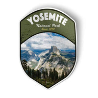 Squiddy Yosemite California National Park Half Dome - Vinyl Sticker for Car, Laptop, Notebook (5
