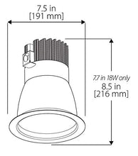 Load image into Gallery viewer, NICOR Lighting 6 inch LED Commercial Downlight Retrofit, 18W, 3500K (CDR6-18W-35K-SN)
