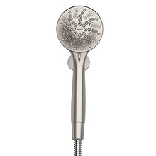 Load image into Gallery viewer, Moen 26100EPSRN Magnetix 3.5-Inch Six-Function Handheld Showerhead with Eco-Performance Magnetic Docking System, Brushed Nickel
