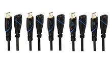 Load image into Gallery viewer, 3 FT (0.9 M) High Speed HDMI Cable Male to Female with Ethernet Black (3 Feet/0.9 Meters) Supports 4K 30Hz, 3D, 1080p and Audio Return CNE528274 (5 Pack)
