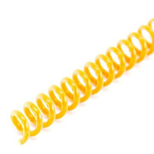Load image into Gallery viewer, Spiral Binding Coils 6mm ( x 12) 4:1 [pk of 100] Golden Yellow (PMS 1235 C)
