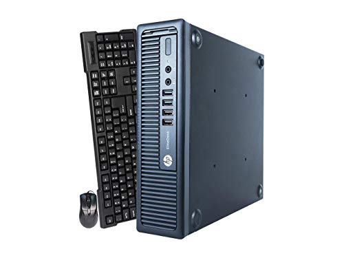 HP EliteDesk 800 G1 Small Form Desktop Computer Tower PC (Intel Quad Core i5-4570, 16GB Ram, 240GB Brand New Solid State SSD, WIFI) Win 10 Pro (Renewed) Dual Monitor Support HDMI + VGA