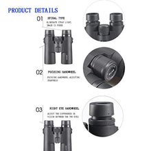 Load image into Gallery viewer, 8X42 Binoculars Compact High Power Night Vision Lightweight Folding for Bird Watching Travel Concerts.
