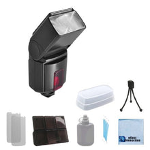 Load image into Gallery viewer, Pro Series Digital DSLR Dedicated Flash AF Flash for Nikon DSLR Cameras &amp; More &amp; an eCostConnection Accessory Kit
