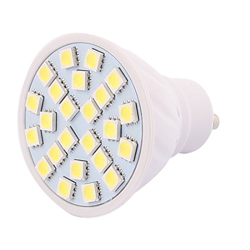 Aexit GU10 SMD Wall Lights 5050 24 LEDs Plastic Energy Saving LED Lamp Bulb White AC Night Lights 220V 3W