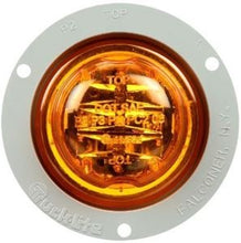 Load image into Gallery viewer, 10279Y, LED Marker Light - 2.5&quot; Round, Yellow, Flange Mount
