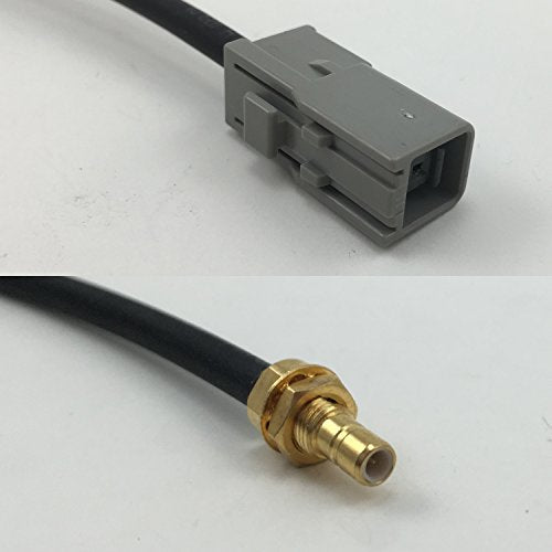 12 inch RG188 GT5-1S to SMB MALE BULKHEAD Pigtail Jumper RF coaxial cable 50ohm Quick USA Shipping