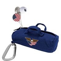 AudioSpice American Flag Collection Scorch Earbuds with BudBag