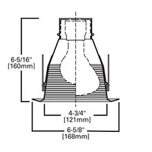 Load image into Gallery viewer, HALO 5125WB Recessed Self-Flanged White Trim with Full Cone White Baffle, 5&quot;
