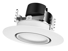 Load image into Gallery viewer, (8-Pack) Satco S9465 9WLED/DIR/4/40&#39;/40K/120V 4&quot; - 45W Equal - Gimbal Dimmable LED Recessed 40 Directional Downlight Retrofit (4000K)
