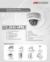 Load image into Gallery viewer, HIKVISION HD Smart 4 Megapixel PoE Dome IP Outdoor Surveillance Camera, 2.8mm Lens, White (US Version)
